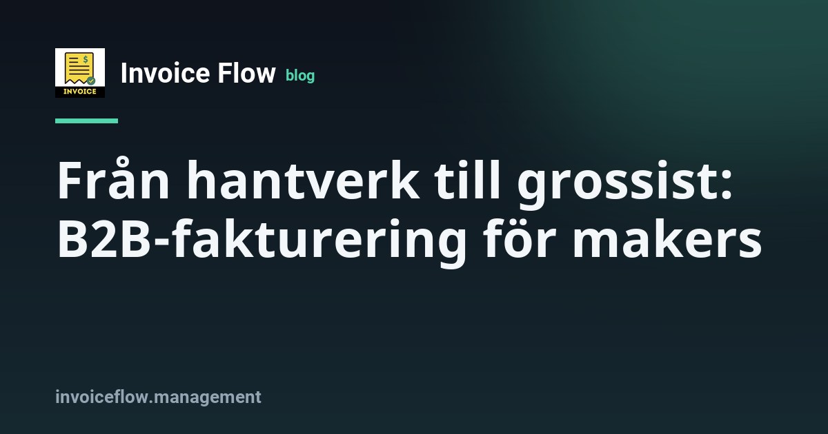 En maker i en ateliermiljö som slår in ljus medan en telefon bredvid henne visar en grossistfaktura redo att skickas